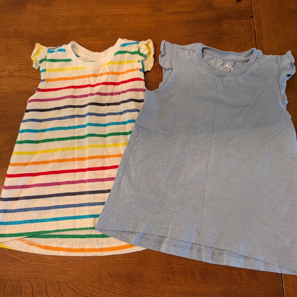 Primary Girls Flutter Sleeve Tanks Bundle